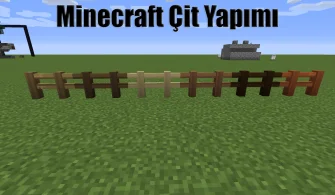 minecraft çit yapımı