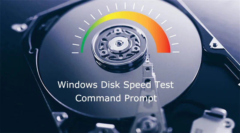 Windows CMD ile Disk Hızı Testi