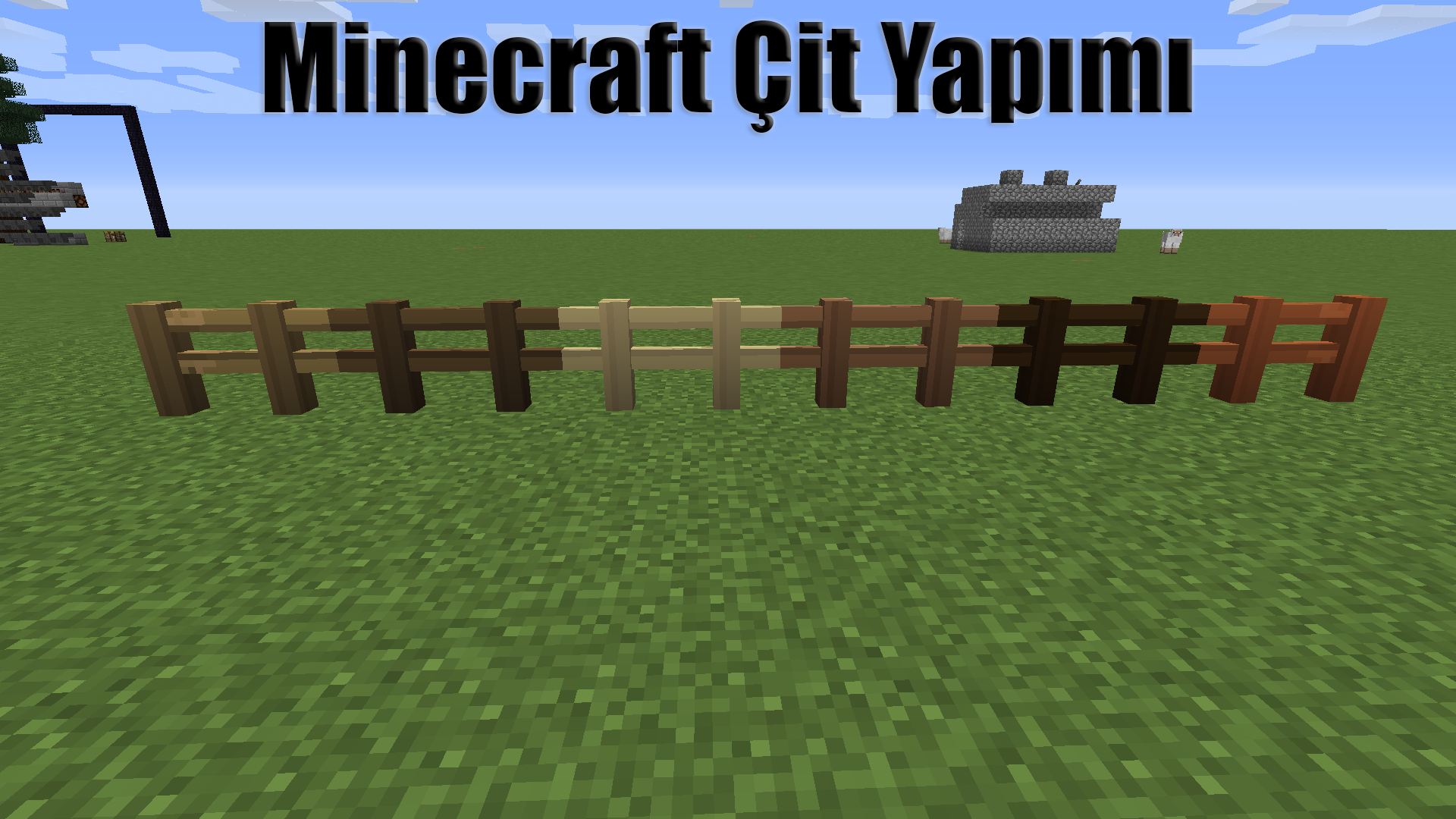 Minecraft Çit Yapımı Rehberi