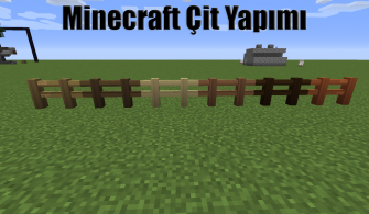 minecraft çit yapımı