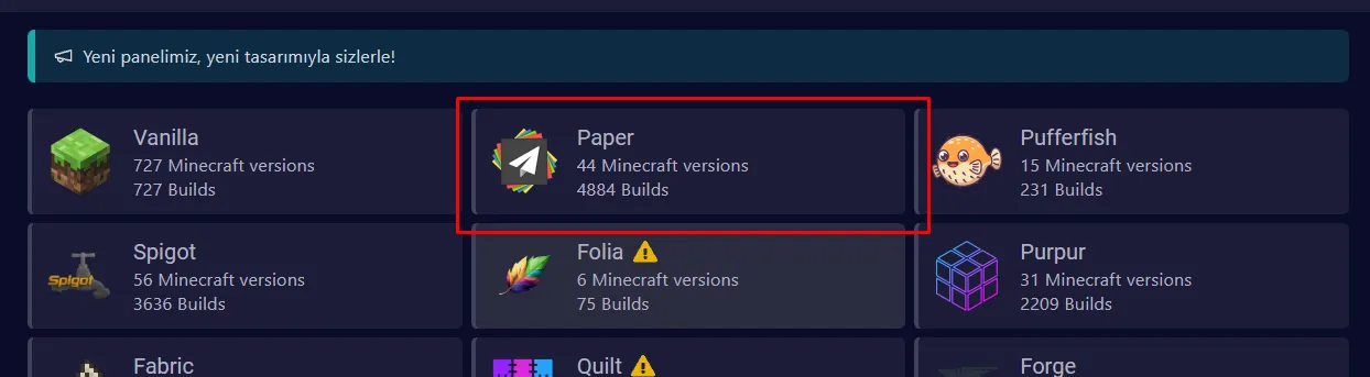 Paper Sunucu Kurulumu