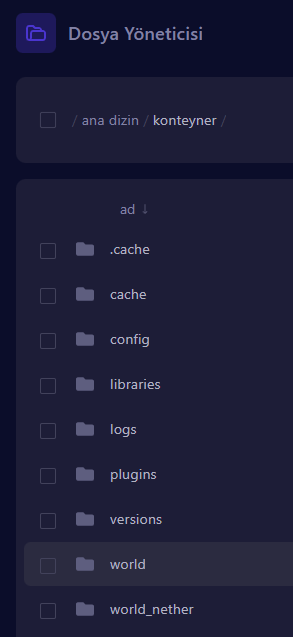 Datapacks Klasörü 1