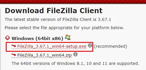 Filezilla İndirme
