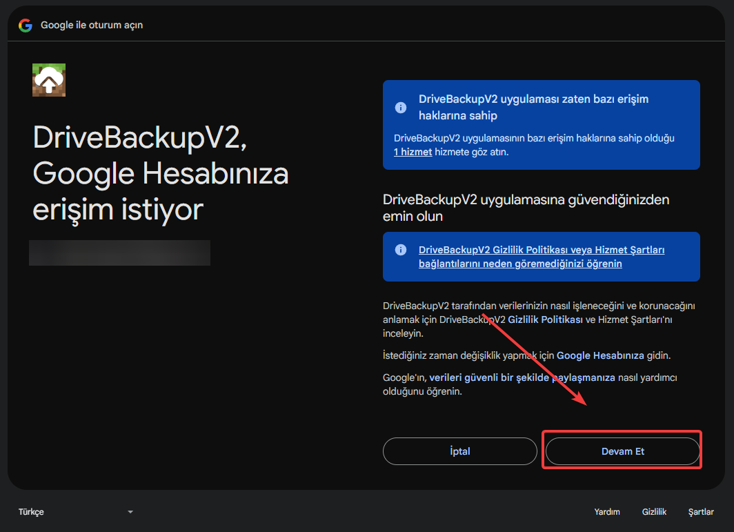 Google izin