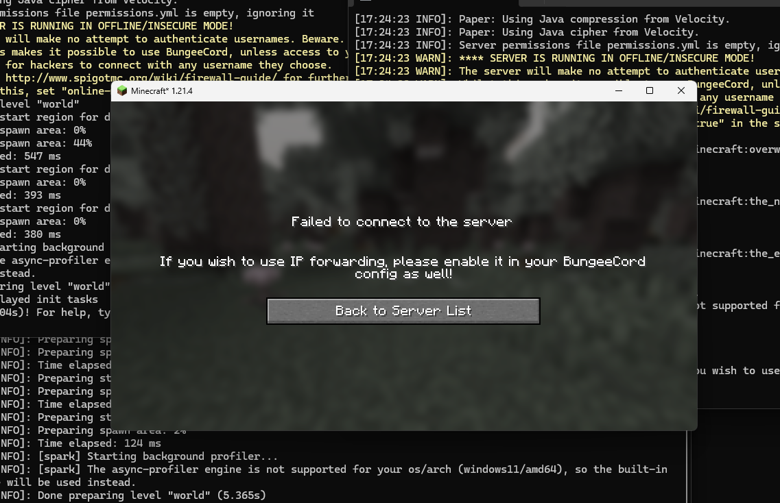 Velocity error